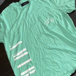 AMIRI Light Green Star Pocket T-Shirt
